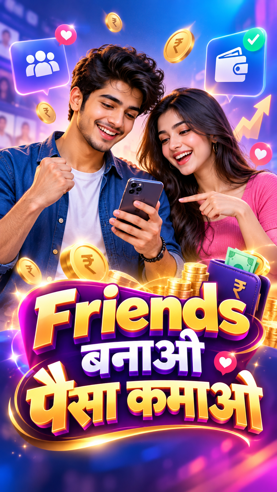 Friends बनाओ पैसा कमाओ